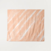 Abstraktes Muster für die Farbflora des Peach Fuzz Wandteppich (Vorderseite (Horizontal))