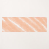 Abstraktes Muster für die Farbflora des Peach Fuzz Yogamatte (Vorderseite (Horizontal))