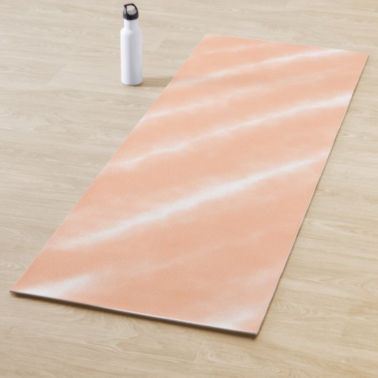 Abstraktes Muster für die Farbflora des Peach Fuzz Yogamatte (Beispiel)