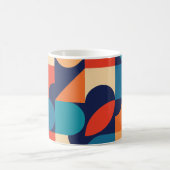 Abstraktes Muster für geometrische Formen Kaffeetasse (Mittel)