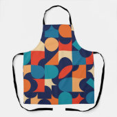 Abstraktes Muster für geometrische Formen Schürze (Vorderseite)