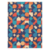 Abstraktes Muster für geometrische Formen Tischdecke (Vorderseite)