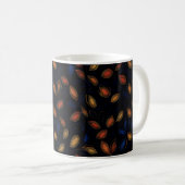 Abstraktes Muster für Herbstfarben Kaffeetasse (VorderseiteRechts)