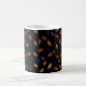 Abstraktes Muster für Herbstfarben Kaffeetasse (Mittel)