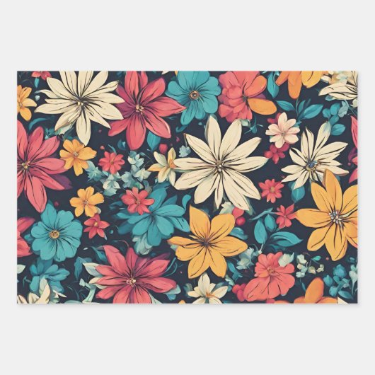 Abstraktes Muster für jeden Fall Geschenkpapier Set (Vorderseite 2)