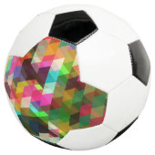 Abstraktes Muster Fußball (Dreiviertel)