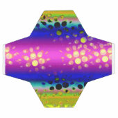 Abstraktes Muster Fußball (Flach)