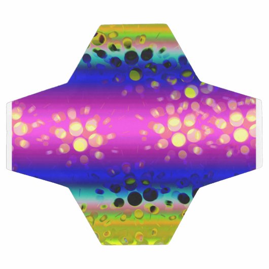 Abstraktes Muster Fußball (Flach)