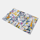 Abstraktes Muster Fußmatte (Schrägansicht)