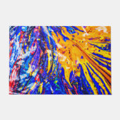 Abstraktes Muster Fußmatte (Vorderseite)