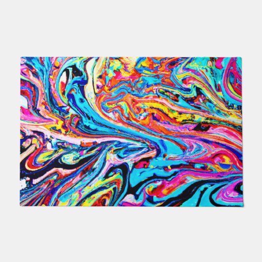 Abstraktes Muster Fußmatte (Vorderseite)