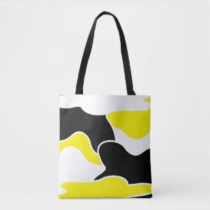 Abstraktes Muster - gelb Tasche