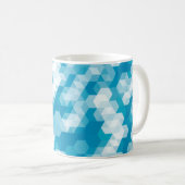Abstraktes Muster geometrischer Formen Kaffeetasse (VorderseiteRechts)