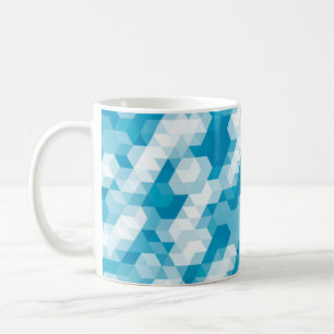 Abstraktes Muster geometrischer Formen Kaffeetasse