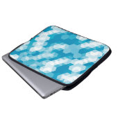 Abstraktes Muster geometrischer Formen Laptopschutzhülle (Vorne Knopf)