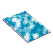 Abstraktes Muster geometrischer Formen Notizblock (Rechte Seite)