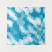 Abstraktes Muster geometrischer Formen Wandteppich (Vorderseite (Horizontal))