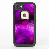 Abstraktes Muster geometrischer Purples (Rückseite)