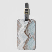 Abstraktes Muster Gepäckanhänger (Vorderseite Vertikal)