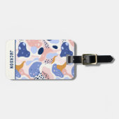 Abstraktes Muster Gepäckanhänger (Vorderseite horizontal)