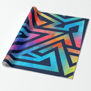 Abstraktes Muster Geschenkpapier