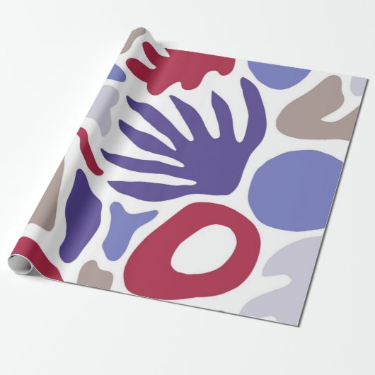 Abstraktes Muster Geschenkpapier (Ungerollt)