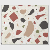 Abstraktes Muster Geschenkpapier (Flach)