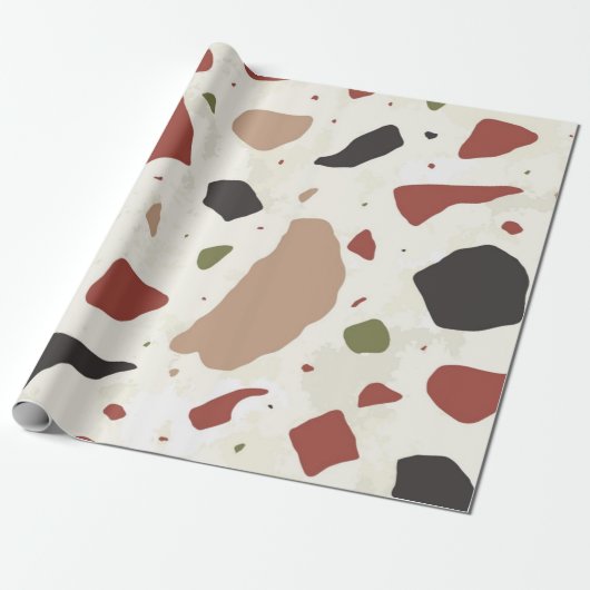 Abstraktes Muster Geschenkpapier (Ungerollt)