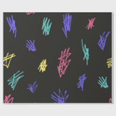Abstraktes Muster Geschenkpapier (Flach)