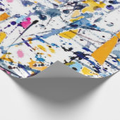 Abstraktes Muster Geschenkpapier (Ecke)