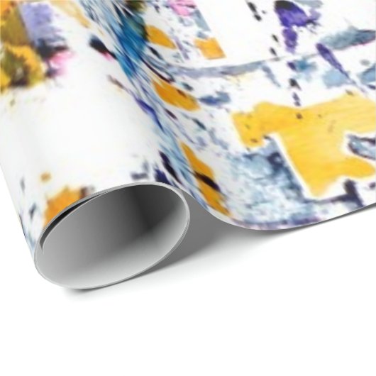 Abstraktes Muster Geschenkpapier (Rolleneckpunkt)