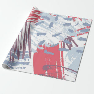 Abstraktes Muster Geschenkpapier