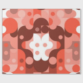 Abstraktes Muster Geschenkpapier (Flach)