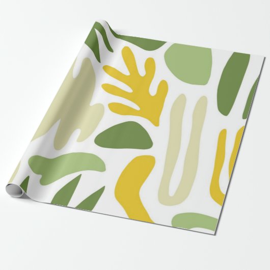 Abstraktes Muster Geschenkpapier (Ungerollt)