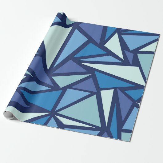 Abstraktes Muster Geschenkpapier (Ungerollt)