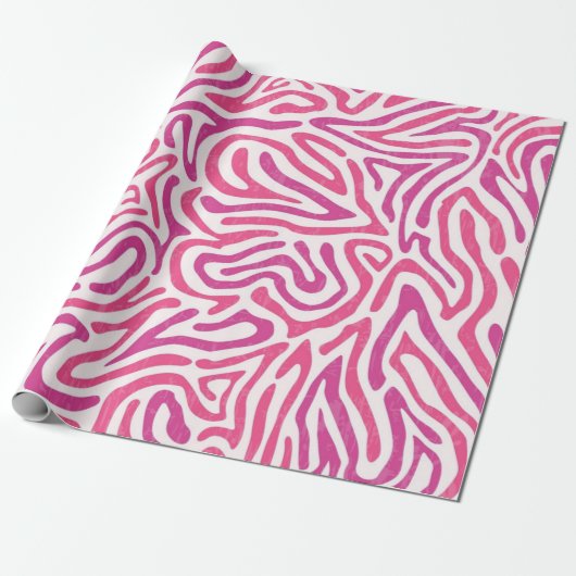 Abstraktes Muster Geschenkpapier (Ungerollt)