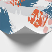 Abstraktes Muster Geschenkpapier (Ecke)