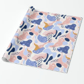Abstraktes Muster Geschenkpapier (Ungerollt)