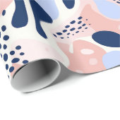 Abstraktes Muster Geschenkpapier (Rolleneckpunkt)
