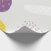 Abstraktes Muster Geschenkpapier (Ecke)