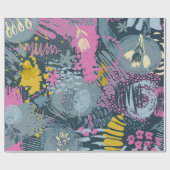 Abstraktes Muster Geschenkpapier (Flach)