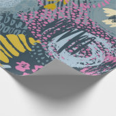 Abstraktes Muster Geschenkpapier (Ecke)