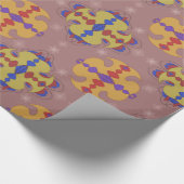 Abstraktes Muster Geschenkpapier (Ecke)