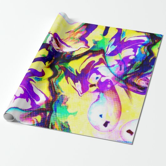 Abstraktes Muster Geschenkpapier (Ungerollt)