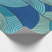 Abstraktes Muster Geschenkpapier (Ecke)