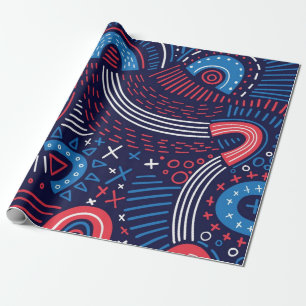 Abstraktes Muster Geschenkpapier