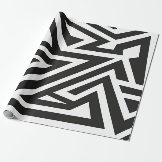 Abstraktes Muster Geschenkpapier (Ungerollt)
