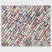 Abstraktes Muster Geschenkpapier (Flach)