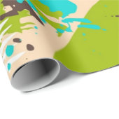 Abstraktes Muster Geschenkpapier (Rolleneckpunkt)