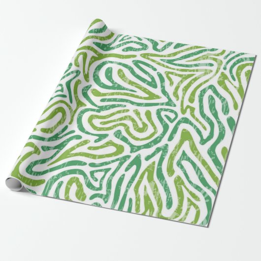 Abstraktes Muster Geschenkpapier (Ungerollt)